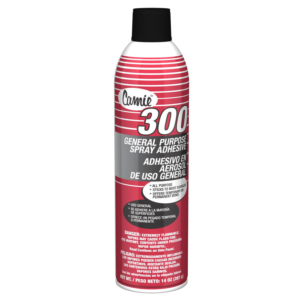 Camie 300 General Purpose Spray Adhesive, 14 oz, 12/Carton