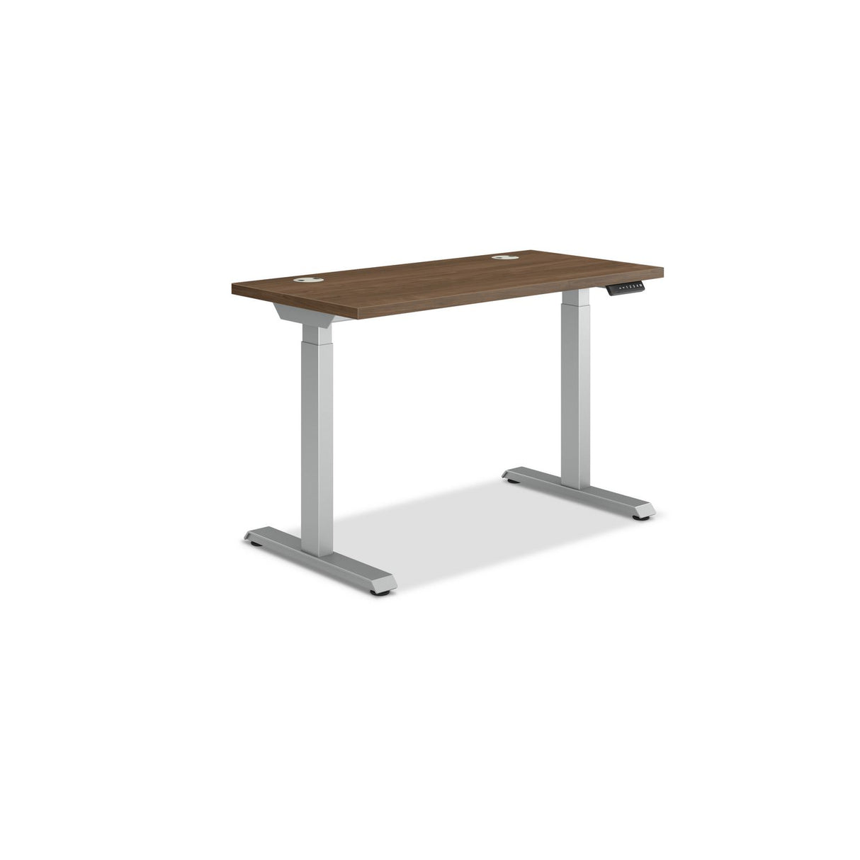HON Coordinate Height Adjustable Desk Bundle 2-Stage, 46" x 22" x 27.75" to 47", PinnacleSilver (HAT2SPNS2246)