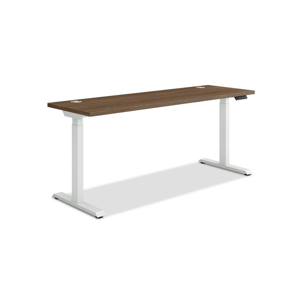 HON Coordinate Height Adjustable Desk Bundle 2-Stage, 70" x 22" x 27.75" to 47", PinnacleDesigner White (HAT2SPNW2270)