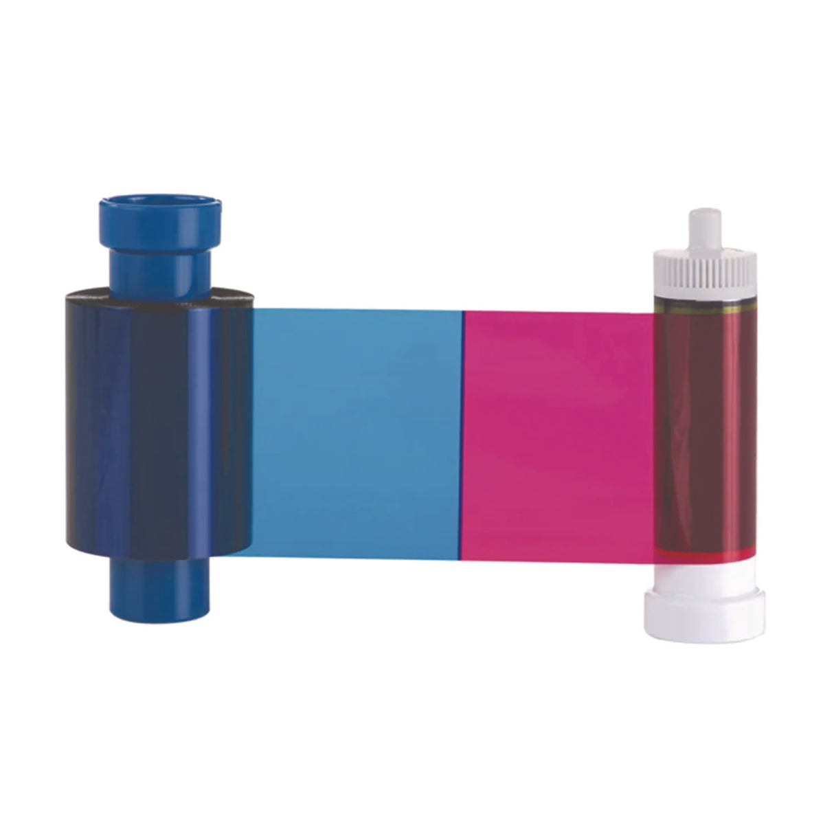 MB300YMCKO/2 Color Ribbon, Black/Cyan/Magenta/Yellow/Topcoat Protective Layer