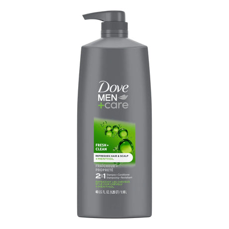 Dove Men+Care 2-in-1 Shampoo & Conditioner (40 oz) | Fortifying Clean & Fresh Dove