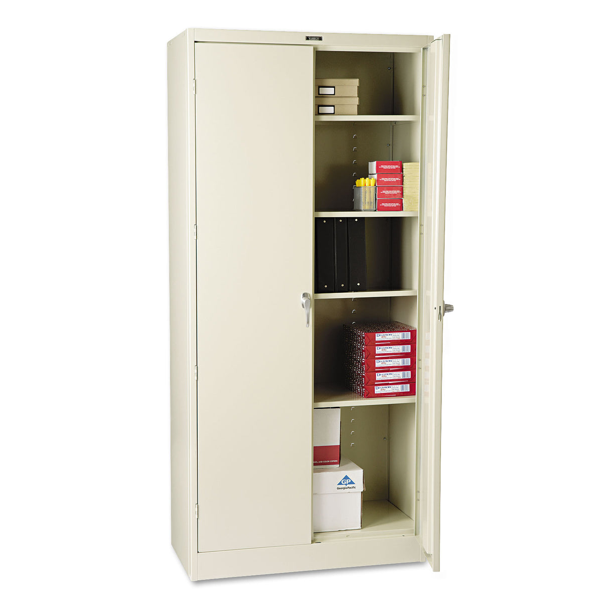 Tennsco 78" High Deluxe Cabinet, 36w x 18d x 78h, Putty (1870PY)
