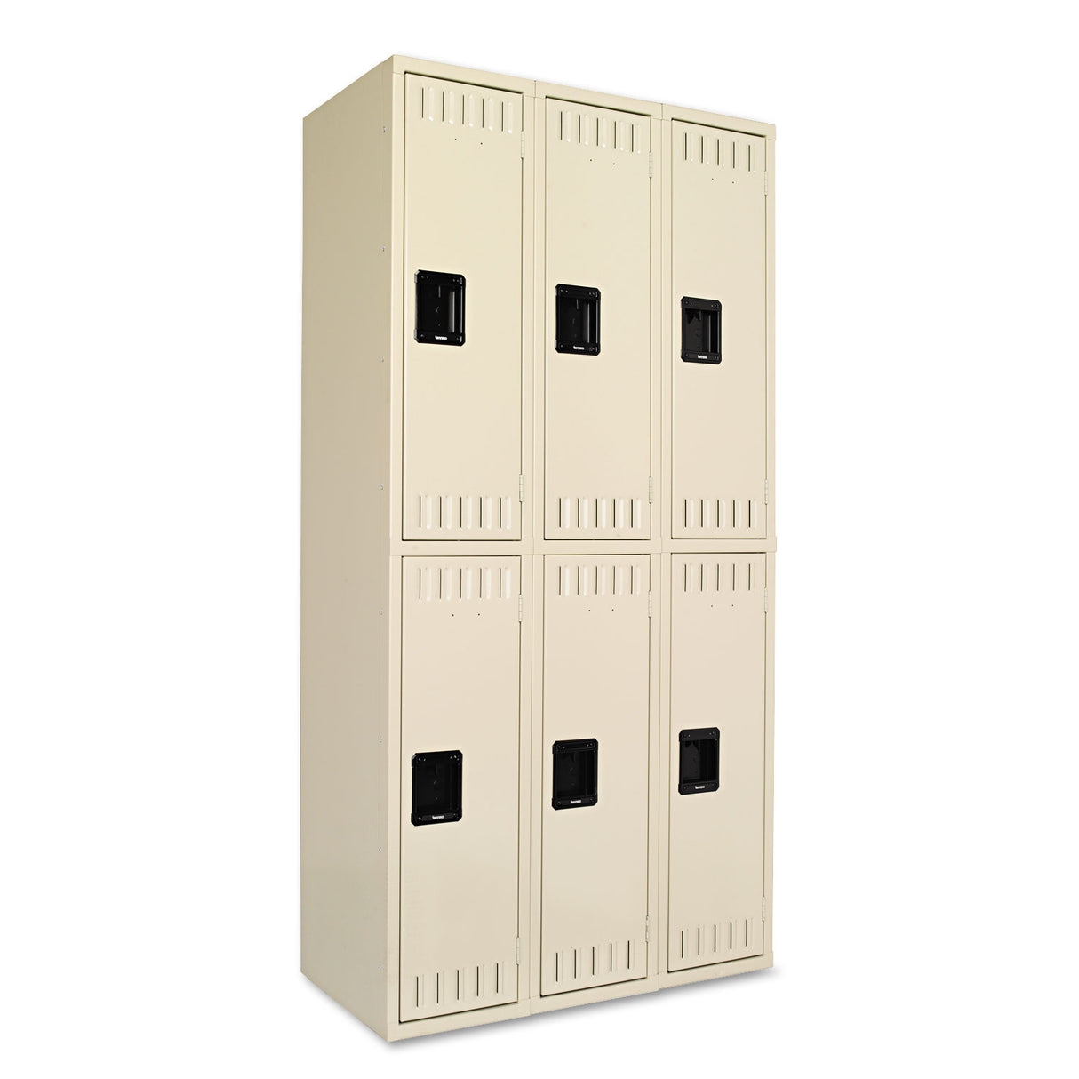 Tennsco Double Tier Locker, Triple Stack, 36w x 18d x 72h, Sand (DTS121836CSD)