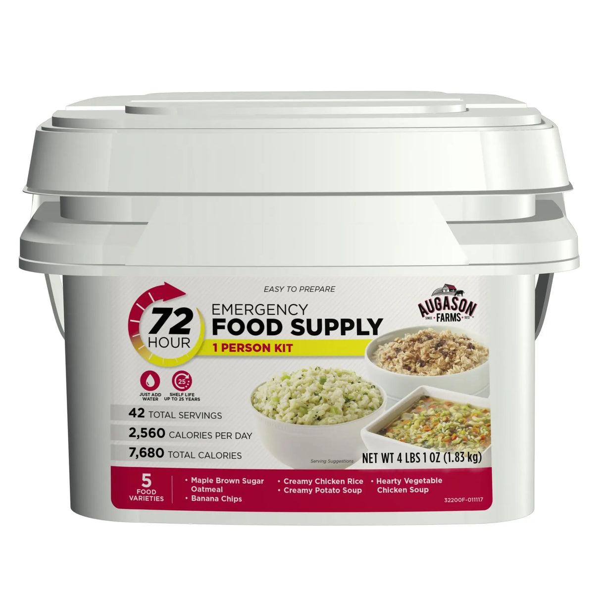 Augason Farms Emergency Food Kit (72hr) | Reliable 3-Day Survival Supply Augason Farms