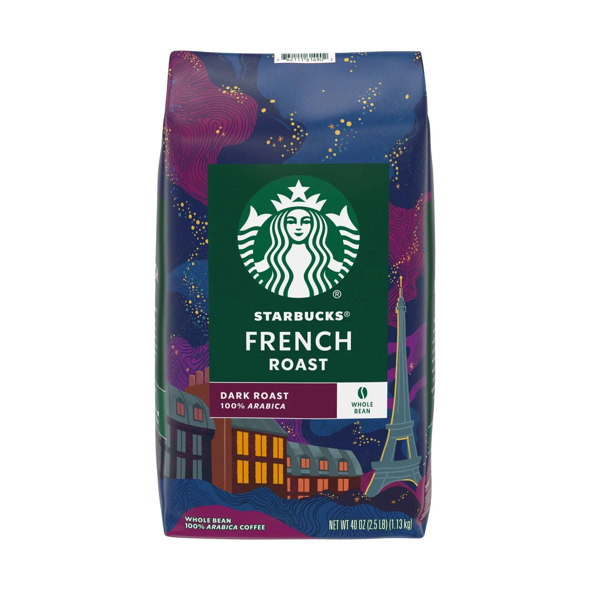 Starbucks French Roast Whole Bean Coffee (40 oz) | Deep, Smoky Flavor Starbucks