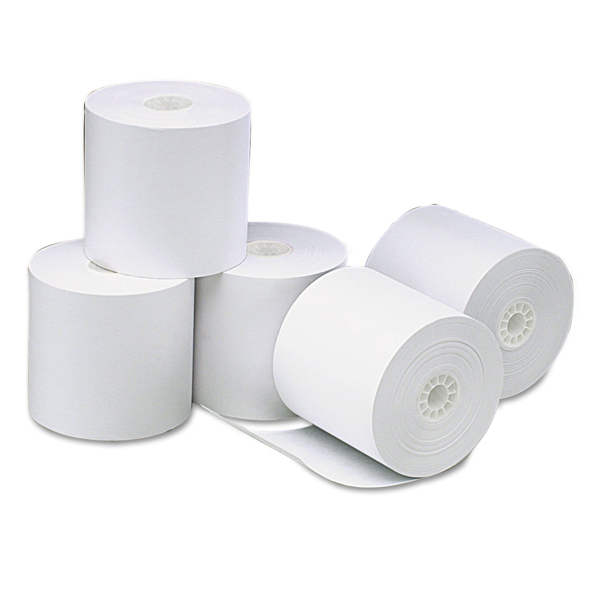 Universal Direct Thermal Printing Paper Rolls, 3.13" x 273 ft, White, 50/Carton (UNV35764)