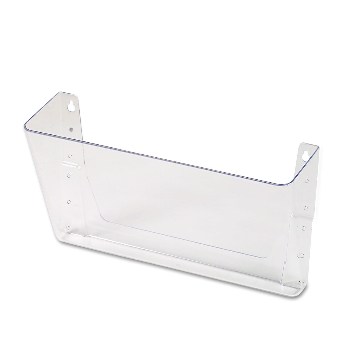 Universal Wall Files, Letter Size, 13" x 4" x 7", Clear (UNV53692)