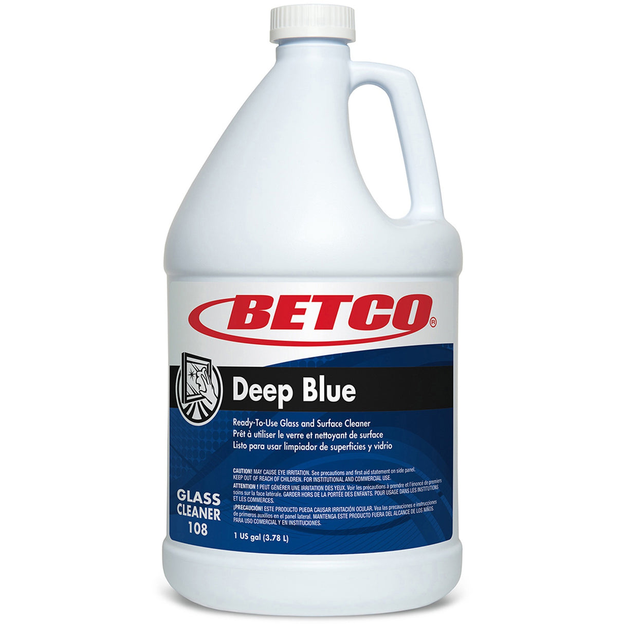 Betco Deep Blue Ammoniated Glass & Surface Cleaner (1080400)