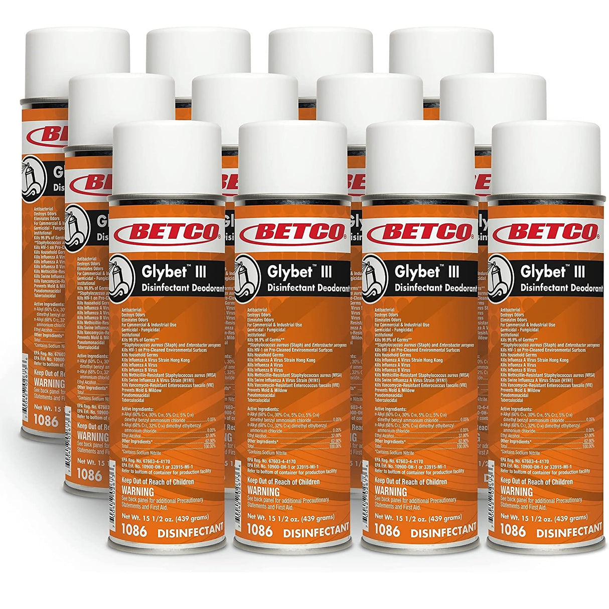 Betco Glybet III Disinfectant (10862300)