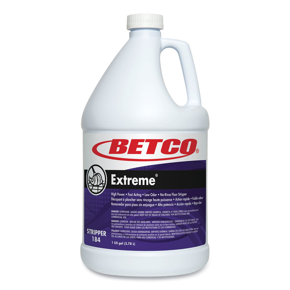 Betco Extreme High Power, Fast Acting, Low Odor, No-rinse Floor Stripper (1840400)