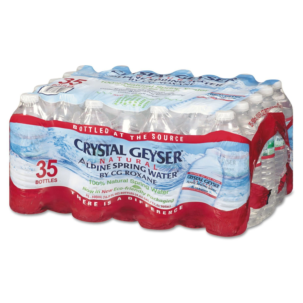 Crystal Geyser Natural Alpine Spring Water, 16.9 oz Bottle, 35/Carton (35001CTDEP)