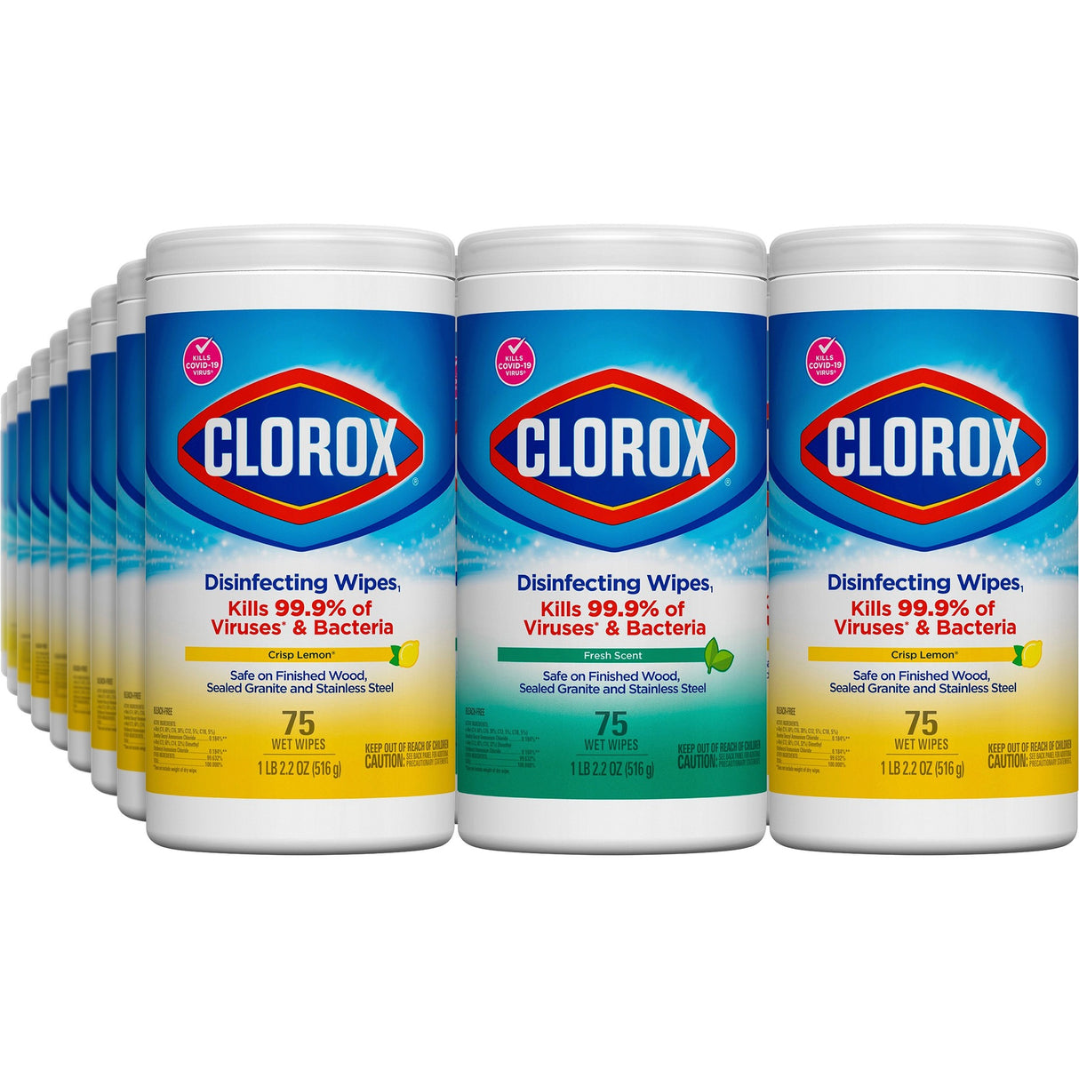 Clorox Disinfecting Bleach Free Cleaning Wipes Value Pack (30208PL)