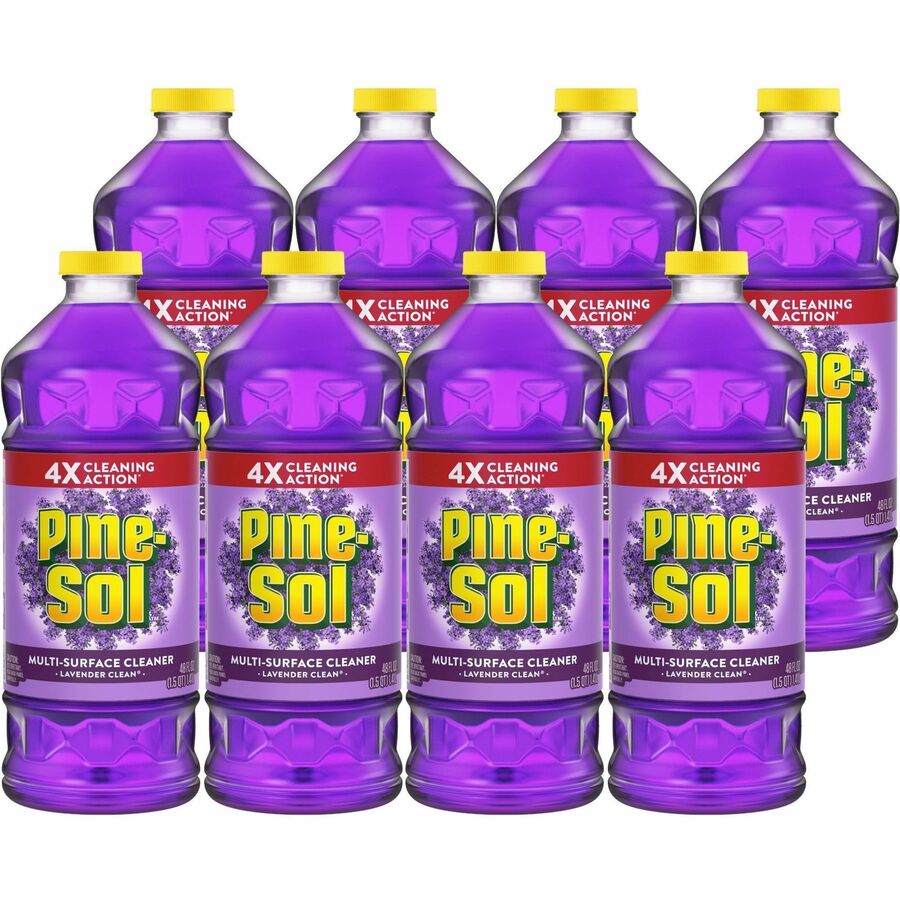 Pine-Sol Multi-Surface Cleaner, Lavender, 48oz Bottle, 8/Carton (40272)