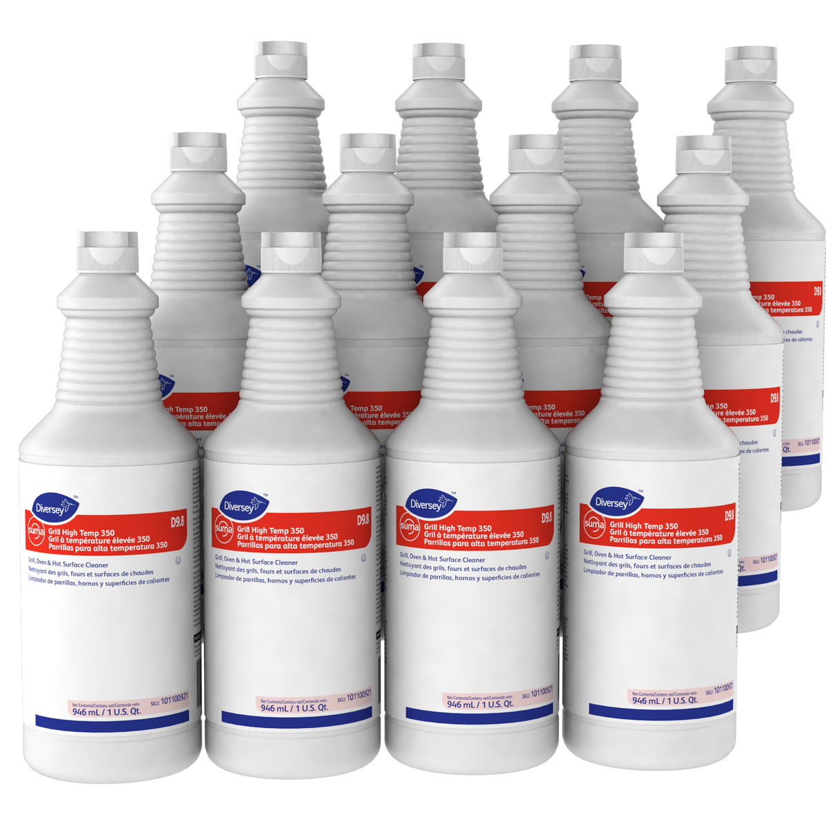 Diversey Suma Grill D9, 32 oz Bottle, 12/Carton (101100921)