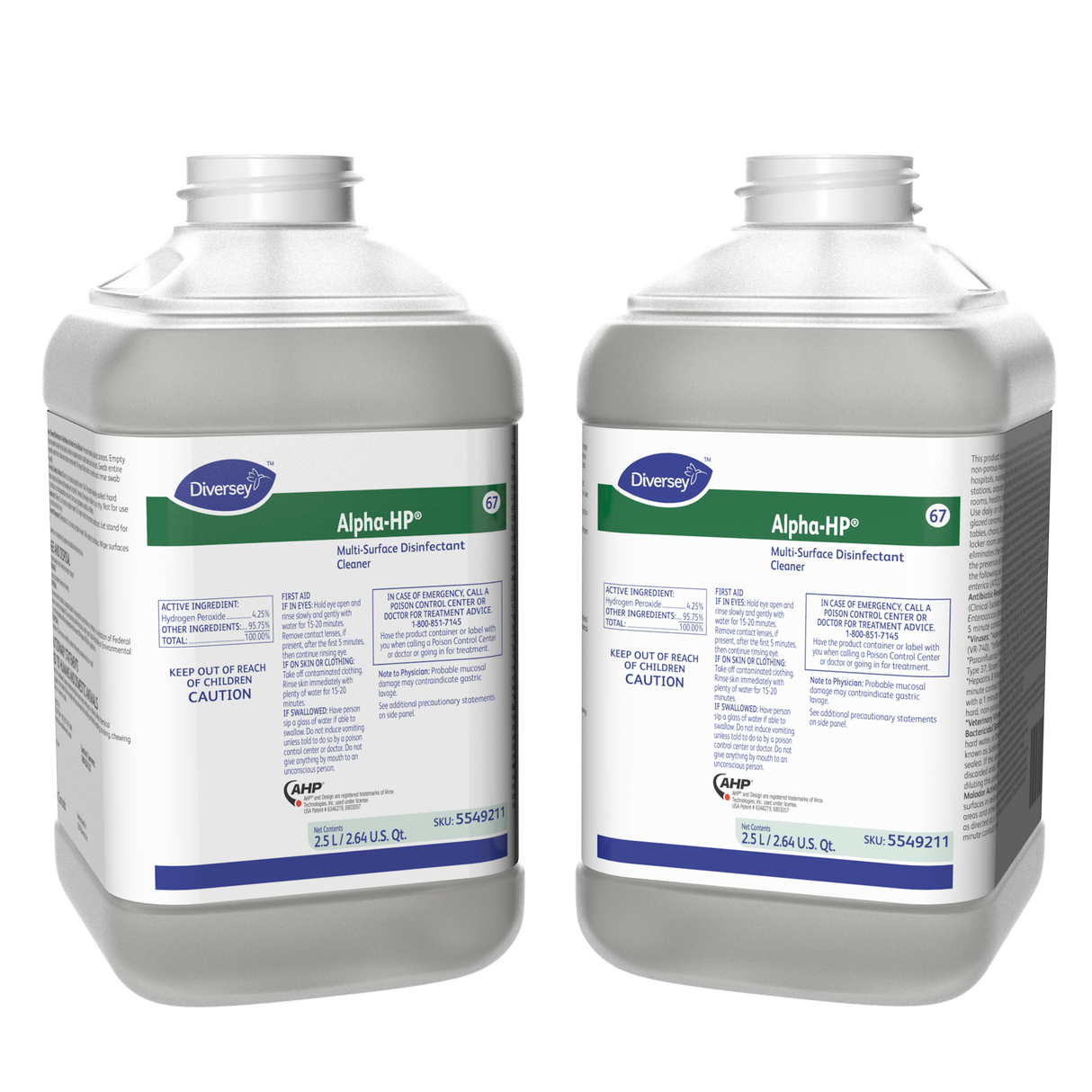 Diversey Alpha-HP Multi Disinfectant Cleaner (5549211)