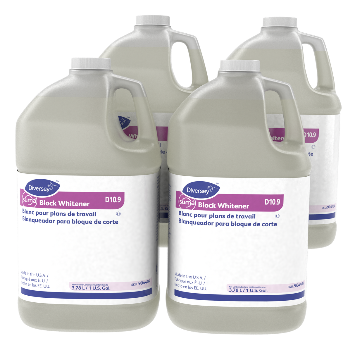 Suma Block Whitener, 1 gal Bottle, 4/Carton