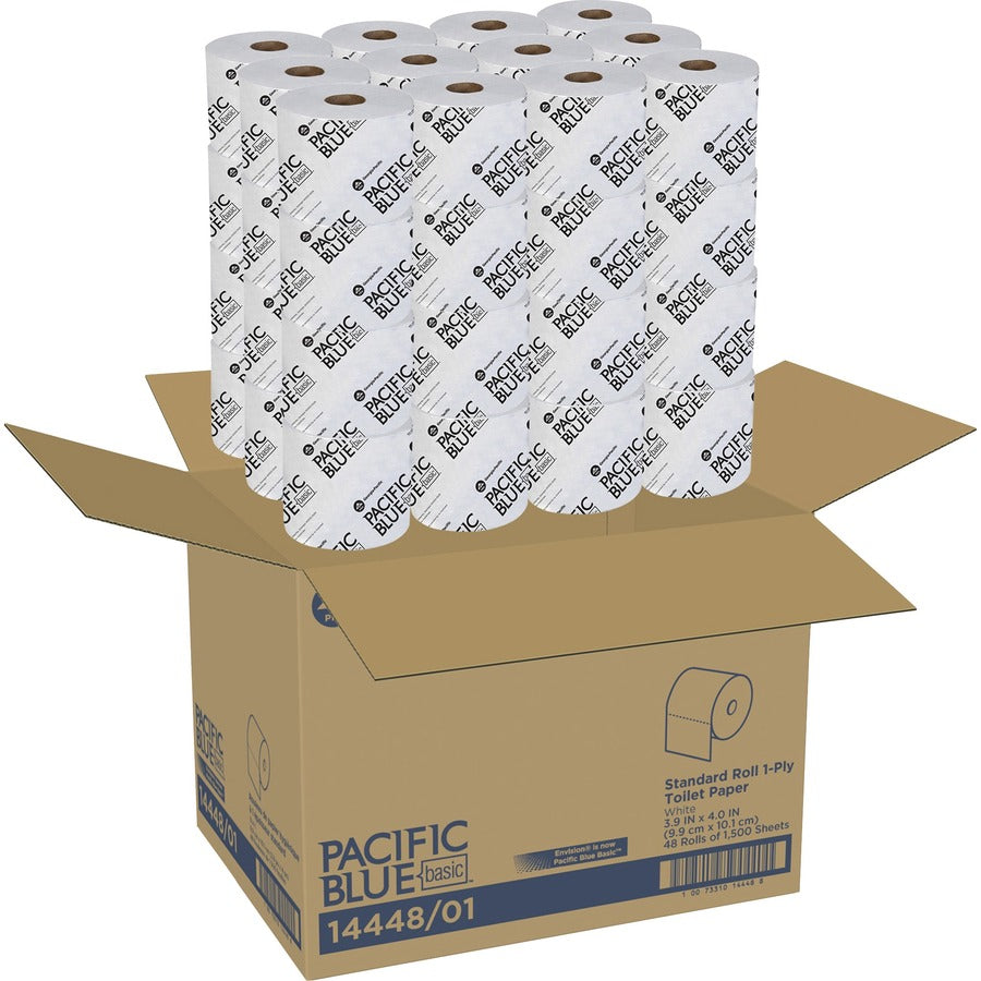 Pacific Blue Basic Standard Roll Toilet Paper (1444801)