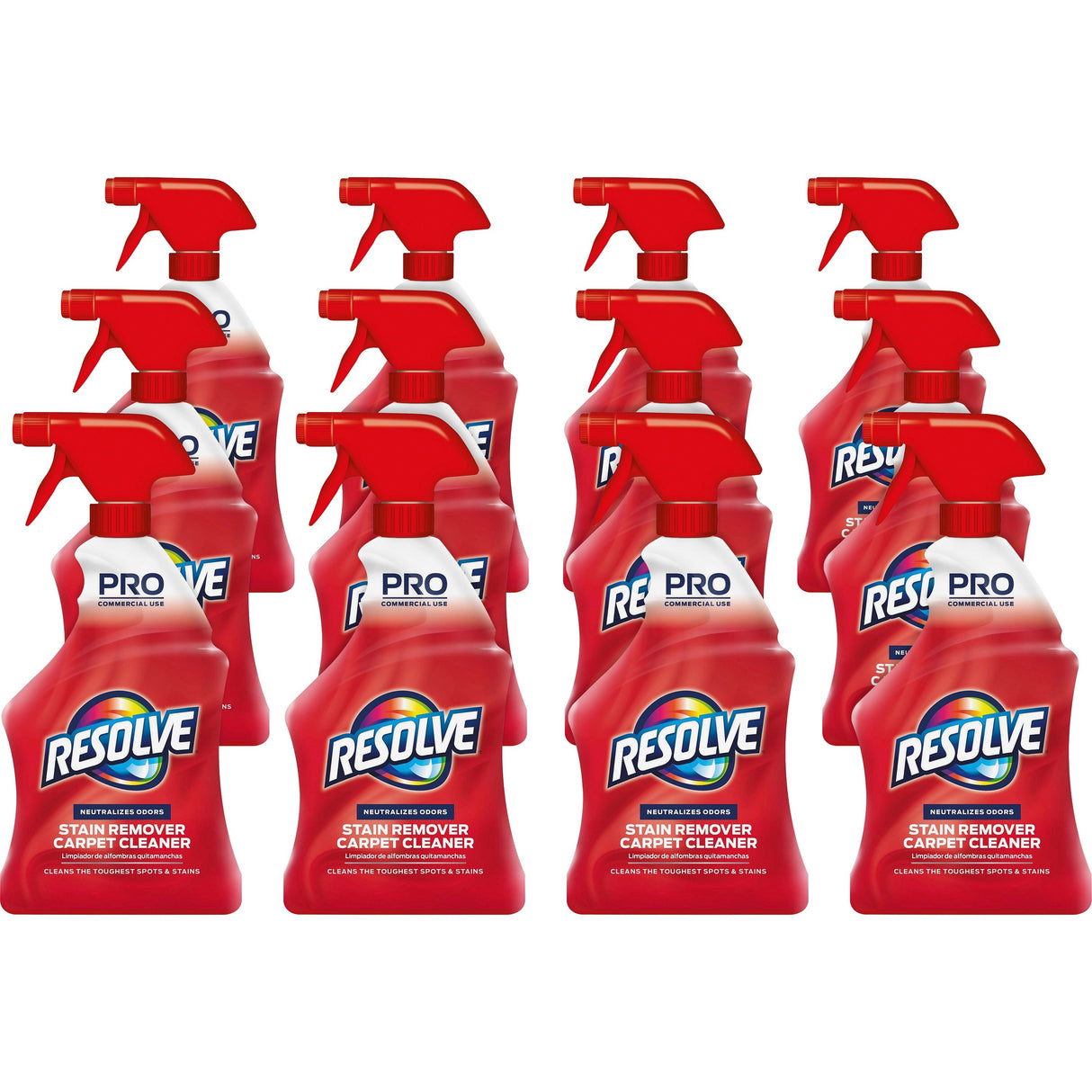 RESOLVE Carpet Cleaner, 32 oz Spray Bottle, 12/Carton (97402CT)