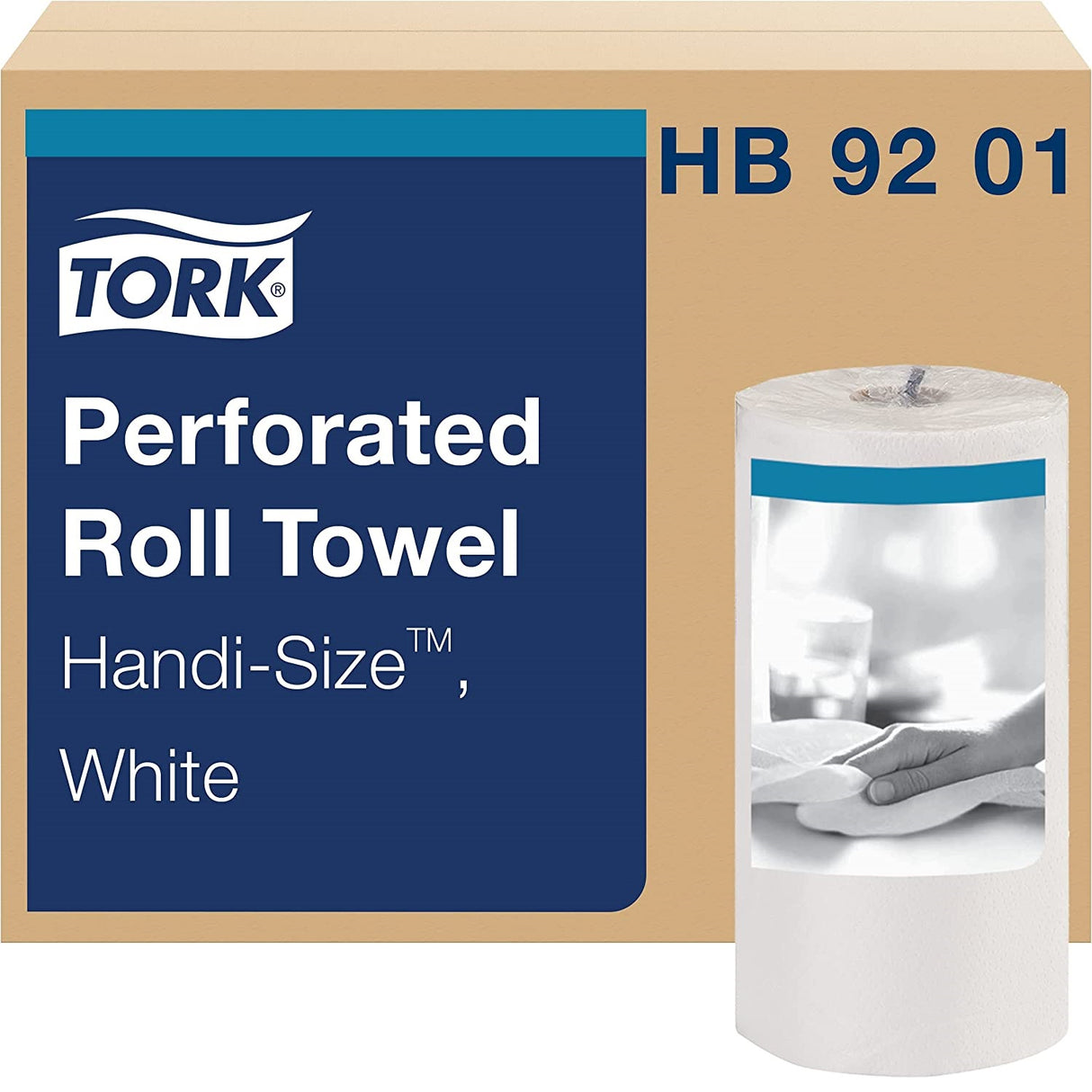 Tork® Kitchen Paper Towels, 2-Ply, 120 Sheet, 30 Rolls (HB9201)