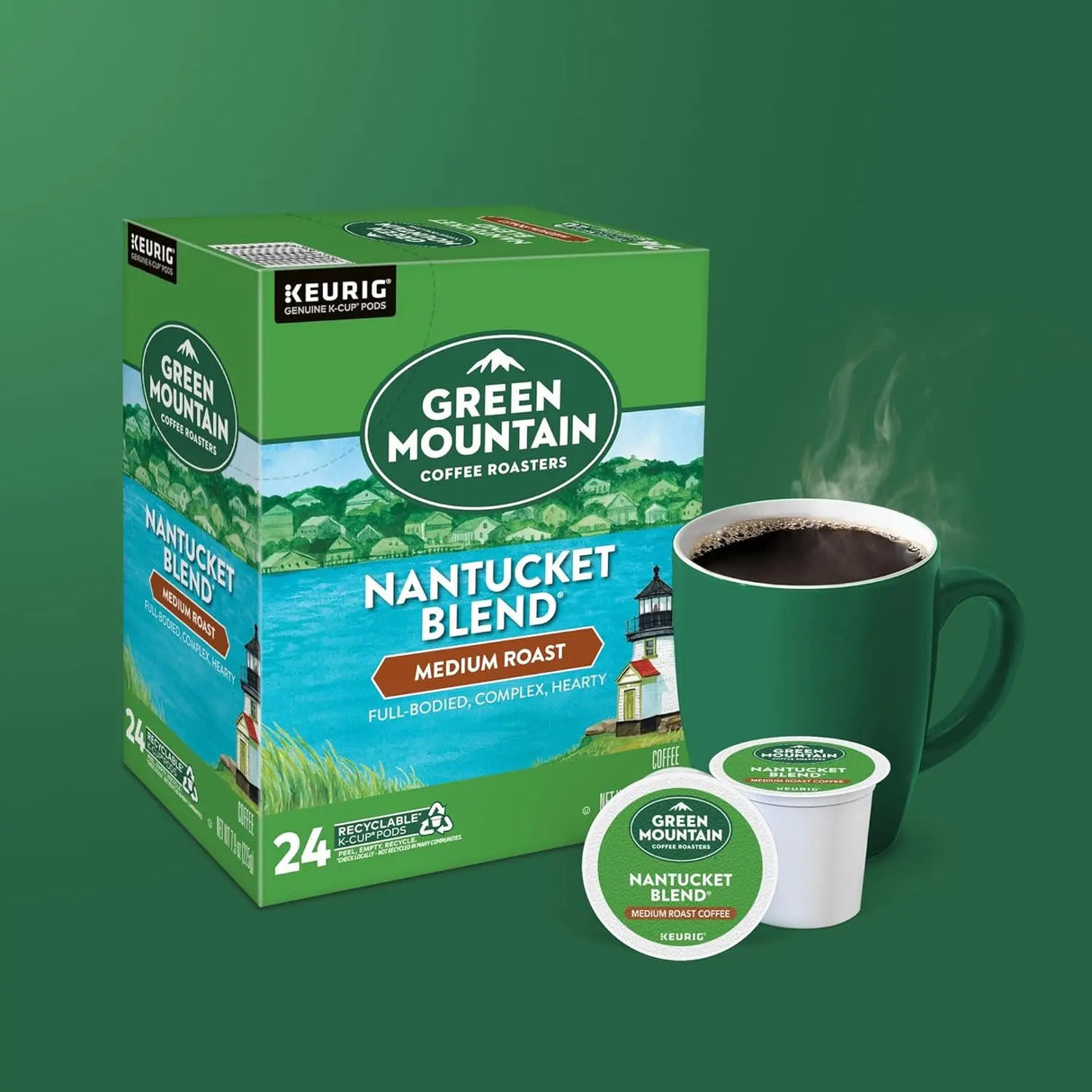 Nantucket Blend Keurig Single-Serve K-Cup Pods, Medium Roast Coffee, 96 Count