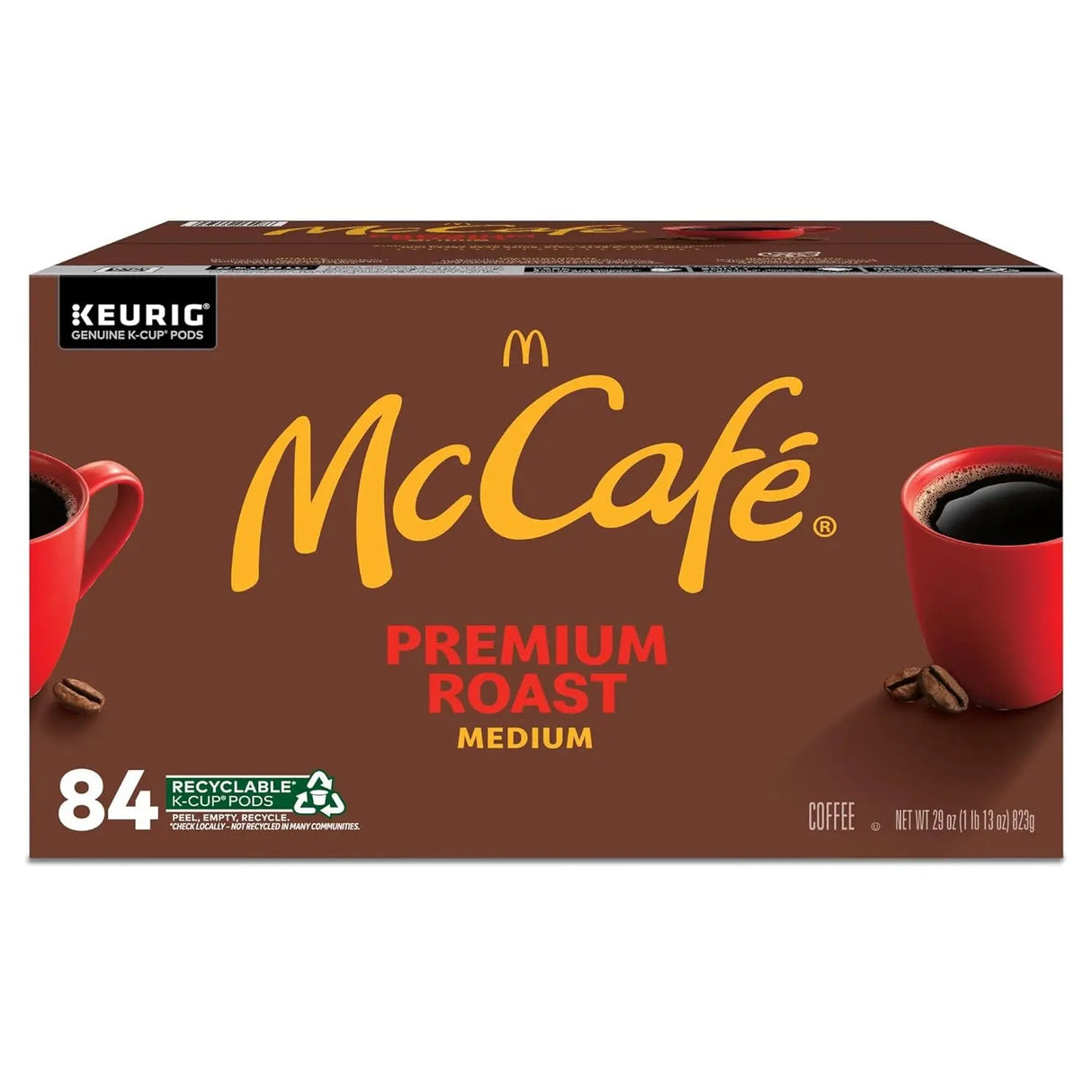 Premium Medium Roast K-Cup Coffee Pods, Premium Roast, 84 Count