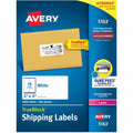 Avery Shipping Labels, Sure Feed, 2" x 4" 1,000 White Labels (5163), 1000 / Box, AVE5163
