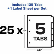 Avery® Index Maker Print & Apply Dividers, 1 Box