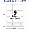 Avery 3-1/2" Diskette Labels, Matte White, 630 / Box, AVE5196