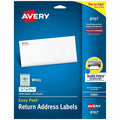 Avery Easy Peel Return Address Labels, 1/2"x1-3/4" 2,000 Labels (8167), White, 2000 / Pack, AVE8167