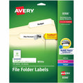 Avery File Folder Labels, White, 750 / Pack, AVE8366