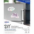 Avery Printable Magnet Sheets, 8.5" x 11", 5 Sheets (3270), White, 8 1/2" x 11", 1 Pack, AVE3270