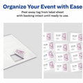 Avery Adhesive Name Badges, White, 400 / Box, AVE5395