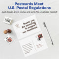 Avery Postcards, White, 4 1/4" x 5 1/2", 200 / Box, AVE8387