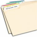 Avery File Folder Labels, 2/3" x 3-7/16", Assorted Colors (5266), Yellow, 750 / Pack, AVE5266