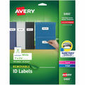 Avery Removable I.D. Laser/Inkjet Labels, White, 750 / Pack, AVE6460