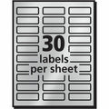 Avery Gold Foil Mailing Labels, Silver, 300 / Pack, AVE8986