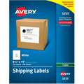 Avery Shipping Labels for Copiers, 8-1/2" x 11", 100 Labels (5353), White, 100 / Box, AVE5353