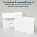 Avery Note Cards, White, 5 1/2" x 4 1/4", 60 / Box, AVE8315
