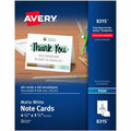 Avery Note Cards, White, 5 1/2" x 4 1/4", 60 / Box, AVE8315