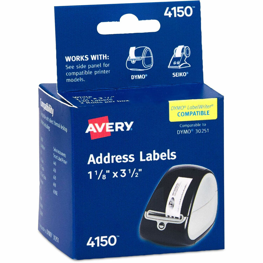 Avery Direct Thermal Roll Labels, White, 260 / Box — view 1