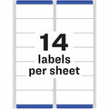 Avery Easy Peel Return Address Labels, Clear, 700 / Box, AVE5662