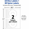 Avery Optical Disc Label, Matte White, 1 Pack, AVE5692