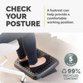 Fellowes Standard Foot Rest, Graphite, FEL48121
