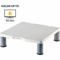 Fellowes Standard Monitor Riser, Platinum, FEL91712