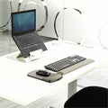 Fellowes Gel Wrist Rest and Mouse Pad, Graphite, FEL91741