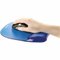 Fellowes Crystals Gel Mousepad/Wrist Rest, Blue, FEL91141