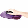 Fellowes Crystals Gel Mousepad/Wrist Rest, Purple, FEL91441