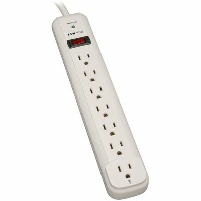 Eaton Tripp Lite series Protect It! 7-Outlet Surge Protector, Silver, TRPTLP712