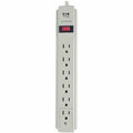 Eaton Tripp Lite series 6-Outlet Economy Surge Protectors, Gray, TRPTLP604