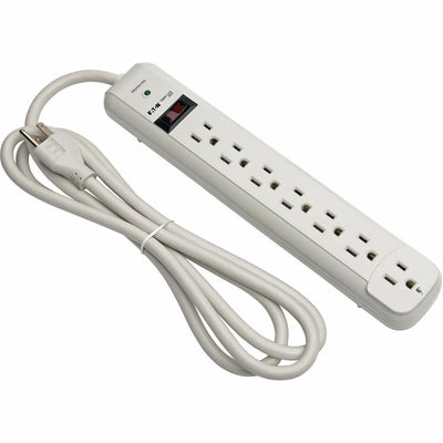 Eaton Tripp Lite series Protect It! STRIKER 7-Outlet Surge Suppressor, Gray, TRPSTRIKER
